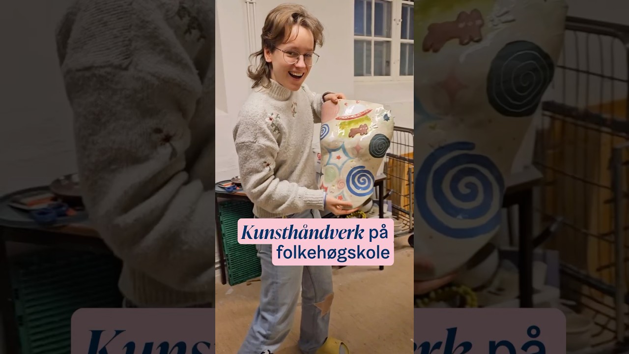 En dag på folkehøyskole med timestamps