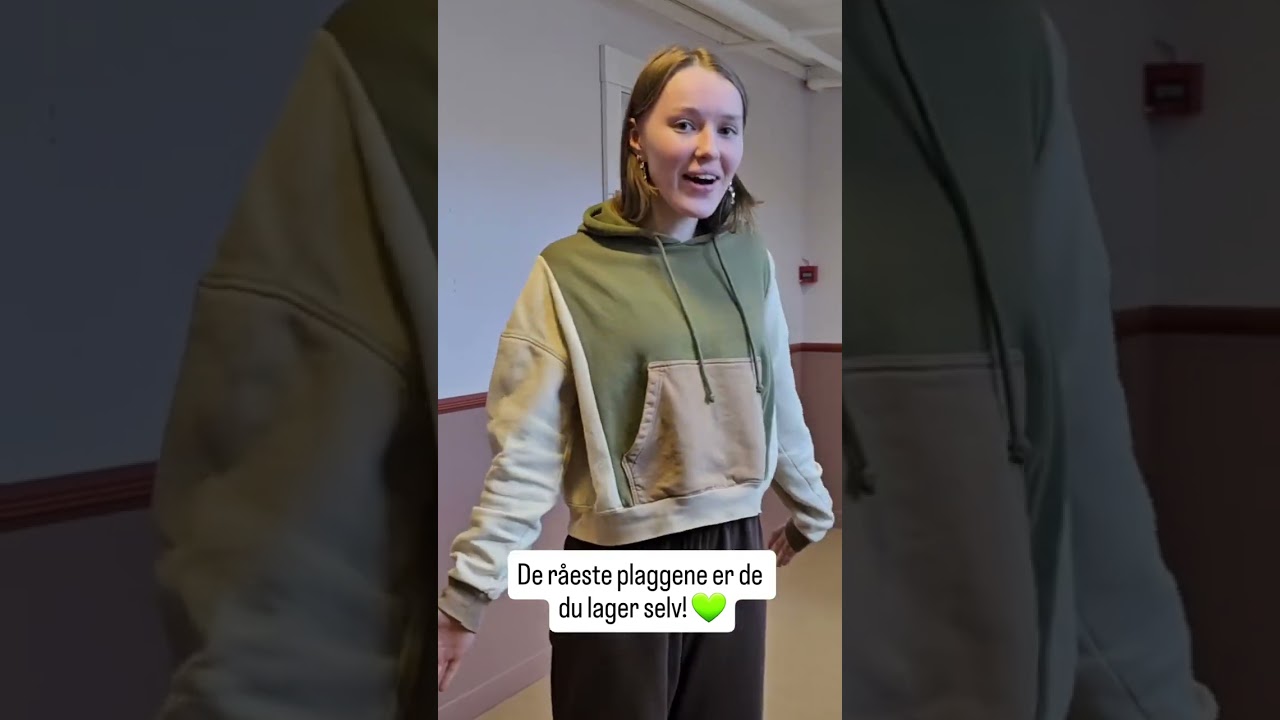 Vi er godt inne i tekstilperioden og elevene jobber blant annet med redesign 💚